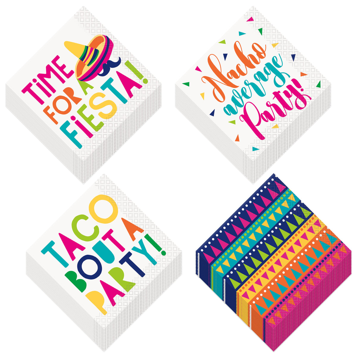 Fiesta Party Supplies for Cinco De Mayo Taco Night and 