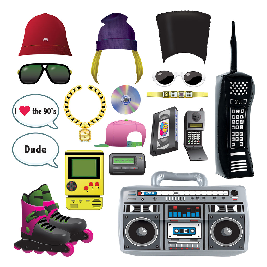 90's Theme Party Supplies - 90s Decorations For Your 90's Decade Theme ...