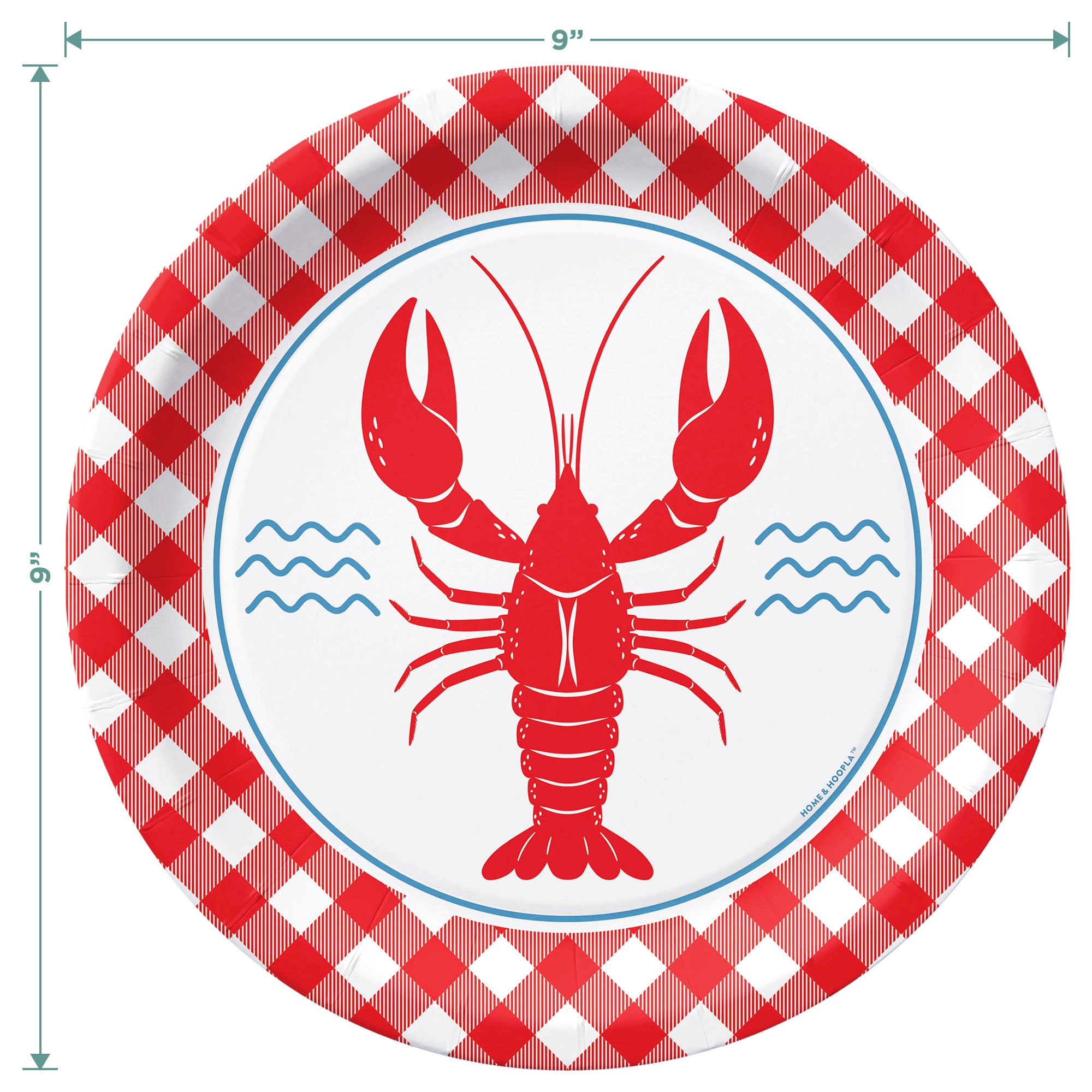 APOWBLS Crawfish Boil Party Supplies - Lobster Theme Plates & Napkins Party  Supplies, Plate, Cup, Napkin, Crayfish Crab Seafood Shrimp Boil Theme