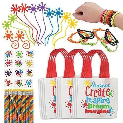 Art Party Supplies - Artist Party Favors for Kids Including Goody Bags,  Toys, and Keepsakes (60 Pieces)
