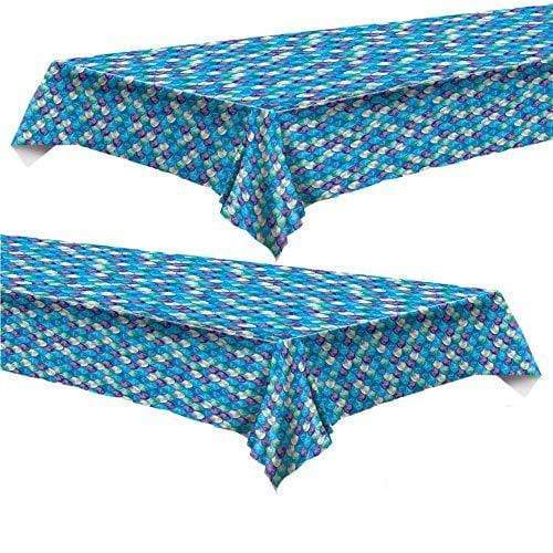 Mermaid Party Supplies - Mermaid Scales Table Cover - 2 Pack party supplies